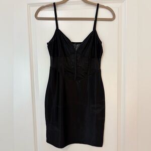 Black Dress with Mesh